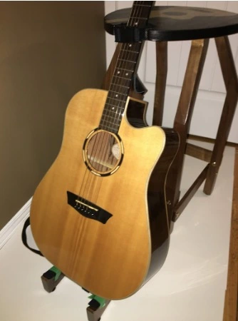 Finished guitar stand and stool